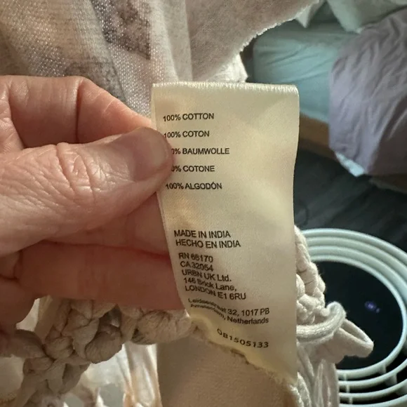 We the Free Beach Dreamin Macrame Fringe Top - Picture 4 of 4